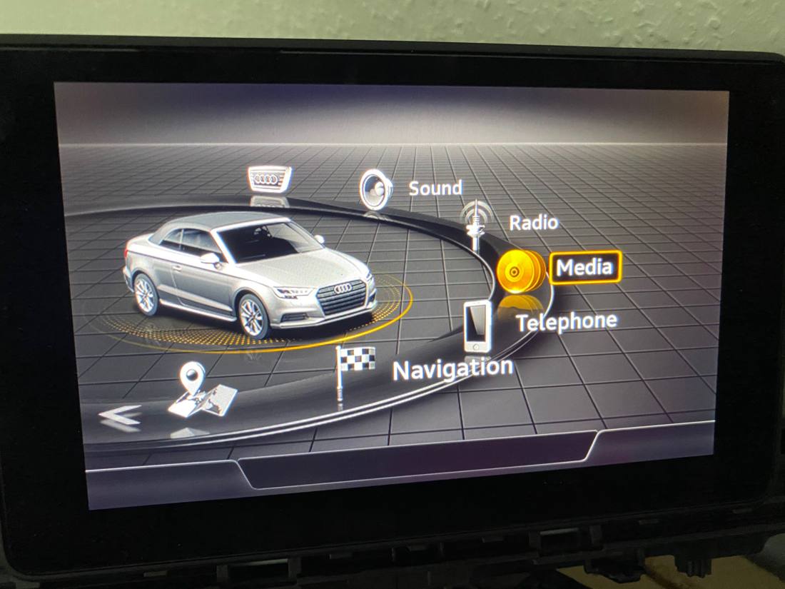 Audi MMI Hauptmenü
