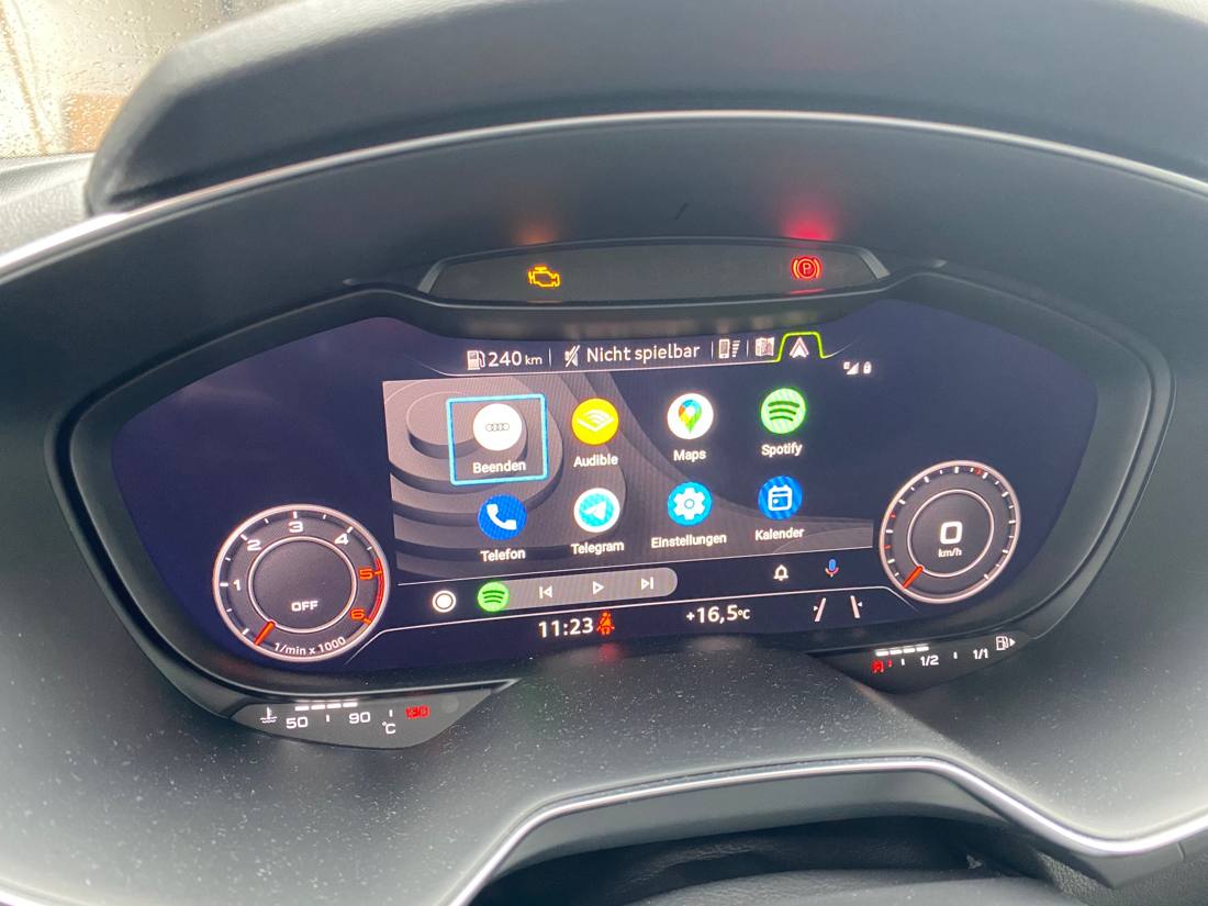 Audi Virtual Cockpit mit CarPlay